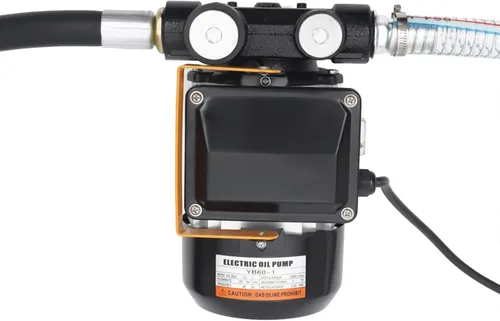 Miniatura 6 de Bomba eléctrica de transferencia de combustible de 110 V CC, bomba diesel autocebante o bomba de aceite combustible con mangueras y kit de boquilla