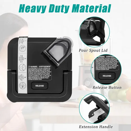Miniatura 6 de Tapa de repuesto para licuadoras Ninja BL610 BL642 BL682 BN701 BN751 BN700 BN801, para repuesto de tapa de licuadora Ninja, piezas de repuesto