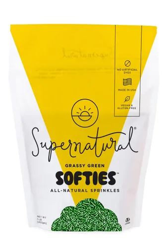 Miniatura 20 de Supernatural Rainbow Softies - Gránulos naturales, fabricados en Estados Unidos, sin tintes artificiales, sin soja, sin gluten, vegano, 3 onzas