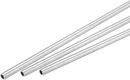 Miniatura 45 de uxcell Tubo redondo de acero inoxidable 304 0.236 in OD 0.020 in espesor de pared 11.811 in longitud 3 piezas
