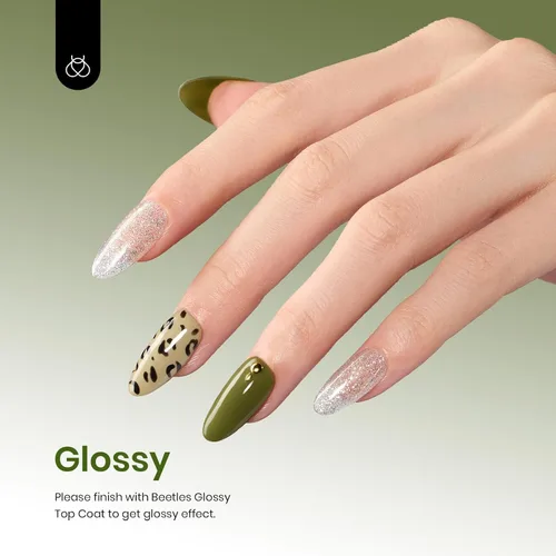 Miniatura 109 de Beetles - Esmalte de uñas de gel marrón – 0.5 onzas líquidas de esmalte de gel marrón oscuro, lámpara LED UV para uñas, regalo de manicura para I
