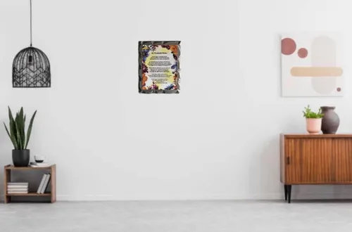 Miniatura 5 de leGna "My Wonderful Mother" - Homenaje artístico para pared con poema inspirador solo para ella, un regalo para todas las ocasiones; en placa