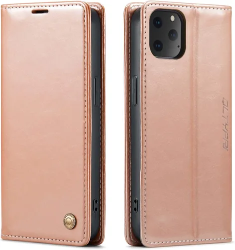 Miniatura 125 de QLTYPRI Para iPhone Air Case Wallet Con Tarjetero, Vintage PU Cuero Kickstand Cierre Magnético A Prueba De Golpes Folio Libro Funda Para IPhone 17