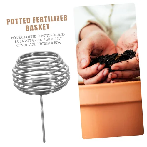 Miniatura 9 de Yardwe Caja de fertilizante de 50 piezas de fertilizante de orquídea inoxidable Fertilizante Herramientas de fertilizante Bonsái Cestas