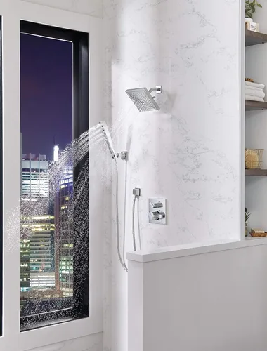 Miniatura 5 de Delta Faucet Ara 17 Series - Kit de moldura de válvula desviadora integrada de 6 ajustes, kit de moldura de válvula desviadora cromada, kit de Cromo