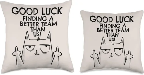 Miniatura 3 de New Job Gifts & Funny Farewell Coworker Ideas New Job Farewell, divertido compañero de trabajo que se va para hombres y mujeres, almohada de 16 x 16