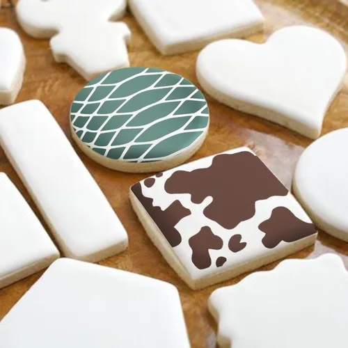 Miniatura 4 de CrafTreat Plantillas reutilizables con estampado de animales (6 x 6), plantillas de pastel y pared para pintar en madera, tela, azulejos, suelo
