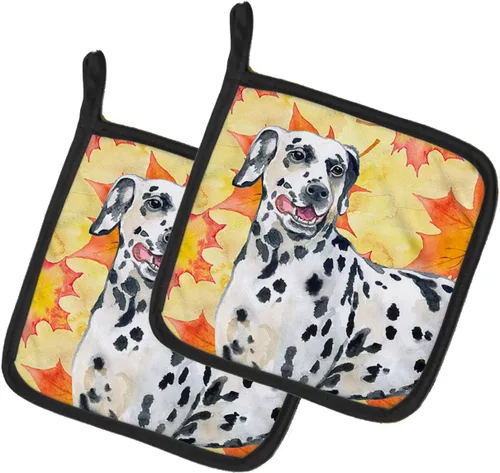 Miniatura 158 de Caroline's Treasures BB9655PTHD - Juego de soportes para ollas de cocina resistentes al calor, almohadillas calientes para horno, 7 1/2 x 7 1/2