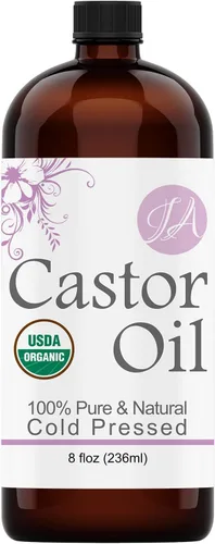 Miniatura 10 de Healing Solutions Aceites – Aceite de ricino orgánico puro natural, prensado en frío, sin hexano ni químicos, suero para pestañas, estimula