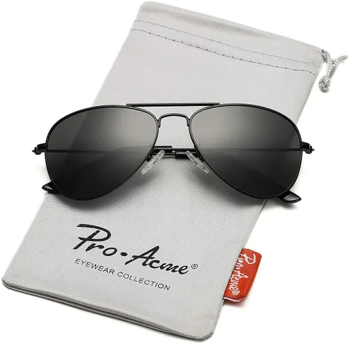 Miniatura 3 de Pro Acme Gafas de sol polarizadas pequeñas de aviador para niños y niñas marco de metal ligero de 2 a 10 años