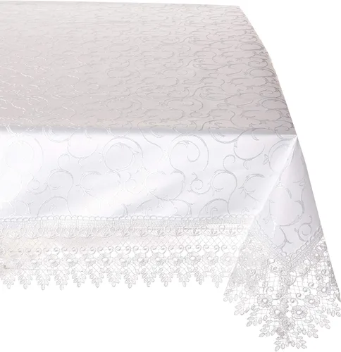 Miniatura 6 de Flor Lazo clásico Lace diseño Manteles, Rectangular