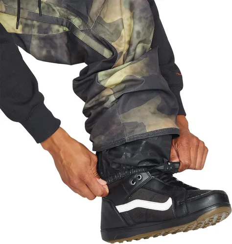 Miniatura 5 de Volcom Pantalones de snowboard VCO Hunter Cargo para hombre Negro estática