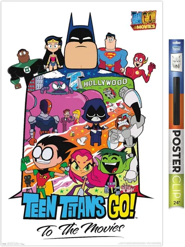 Miniatura 13 de Trends International DC Comics Movie Teen Titans Go! To The Movies - Póster de pared de collage, 22.4 pulgadas de largo x 14.7 pulgadas, versión