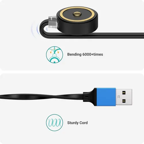 Miniatura 2 de TUSITA Cable de carga magnético MCC S solo compatible con linterna Olight Baldr RL Mini S BL, PL-Mini 1 2 - Especial, 39.4 in