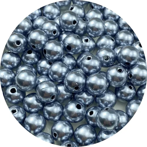Miniatura 52 de Pinhoollgo 800pcs Pearl Beads 6mm Round Pearl Beads with Hole for DIY Bracelet Necklace Jewelry Making Supplies Handmade Craft(White)