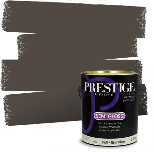 Miniatura 70 de Prestige Paints - 2 en 1, pintura base y pintura de exterior, P500-N-SW7020 SW6991-PCM