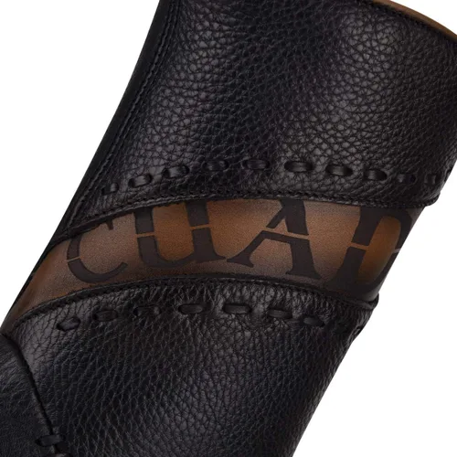 Miniatura 7 de Cuadra Botas para hombre en cuero genuino negro