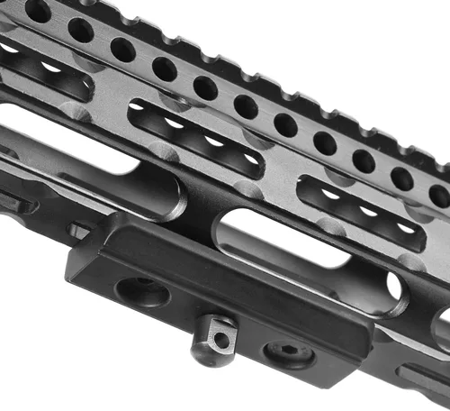 Miniatura 6 de Paquete de 2 adaptadores de bípode para M-Rail Harris tipo Bipod Mount Sling Stud