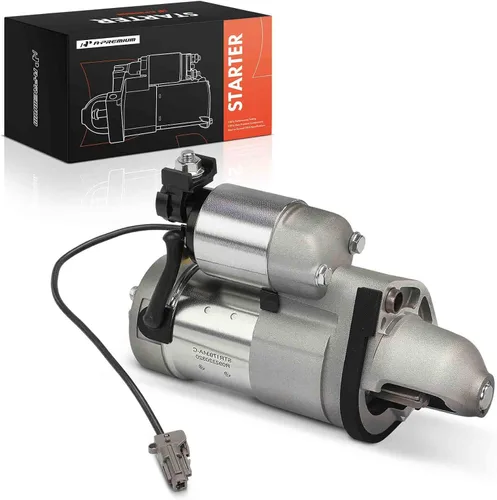 Motor de arranque A-Premium Compatible con Nissan 370Z 09-19, INFINITI Q50 14-19, G25 11-12, QX50 14 16-17, Q60 14-19, G37 08-13, QX70 14-17, Q70
