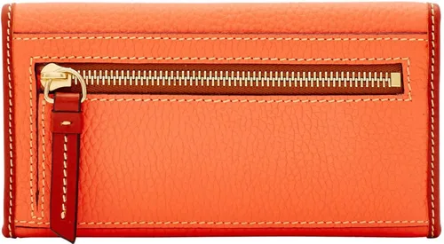 Miniatura 4 de Dooney & Bourke Billetera, cartera de embrague continental de grano de guijarros