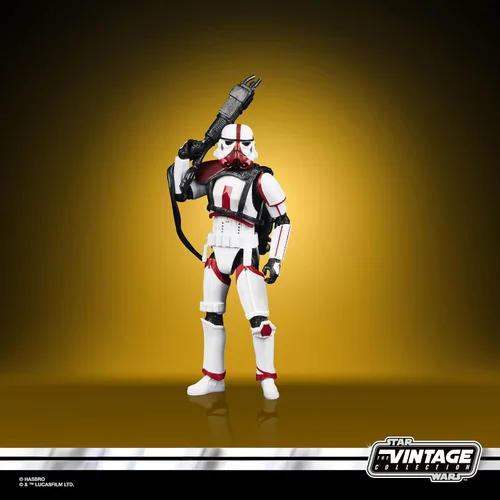 Miniatura 3 de Star Wars Hasbro The Vintage Collection Incinerator Trooper, figura de acción The Mandalorian de 3.7 in de alto, juguete para niños a partir de 4
