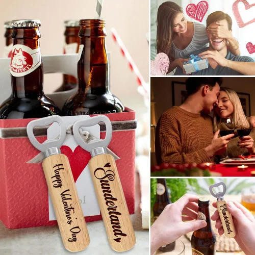 Miniatura 6 de Regalos de cerveza, abrebotellas de madera personalizados, regalo para él, padrino de boda, hermano, novio, padre, regalos únicos para el día