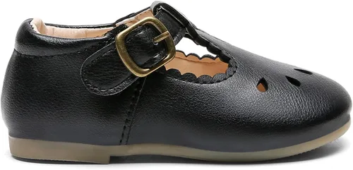 Miniatura 6 de DADAWEN - Zapatos de correa de vestir planos para niña, clásicos, para usar con el uniforme escolar