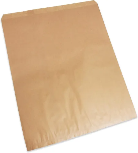 Miniatura 3 de CuteBox 100 bolsas de regalo de papel plano marrón kraft (12 x 15 pulgadas) para mercancía, manualidades, recuerdos de fiesta, venta al por menor