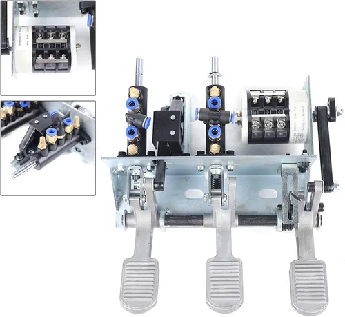 Miniatura 9 de Máquina cambiadora de neumáticos, válvula de control de aire para automóvil, válvula de pedal de pie, válvula neumática de aire de 3 pedales + pieza