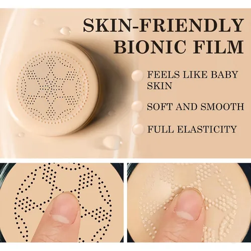 Miniatura 7 de Crema CC con almohadilla de aire en forma de hongo SuperThinker, maquillaje facial BB Cream base para piel madura hidratante corrector iluminador 2