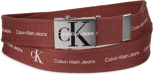 Miniatura 3 de Calvin Klein de los hombres ajustable Firma algodón belt-white