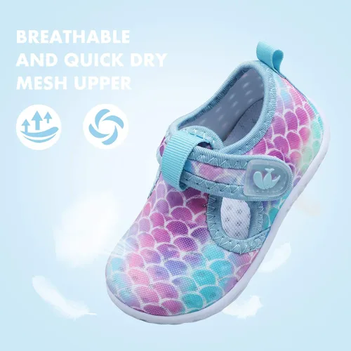 Miniatura 48 de FEETCITY Baby Boys Girls Water Sport Shoes Barefoot Kids Aqua Socks Quick-Dry Beach Swim Pool Shoes