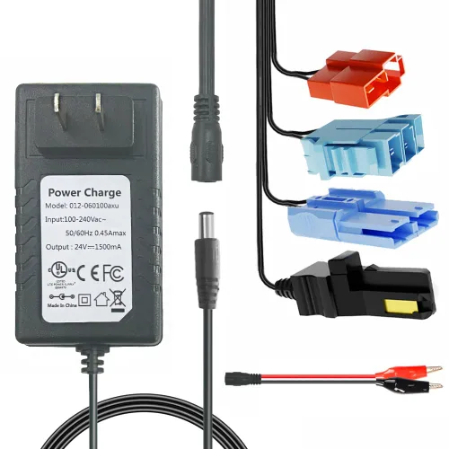 Miniatura 8 de JRRXM Cargador universal de 12 voltios y 24 voltios para coche de juguete alimentado por Batty para niños, la mejor opción de cargador adaptador