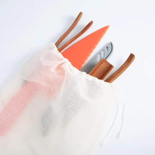 Miniatura 4 de 15 Paquetes de Bolsas de Muselina con Cordón de Lona, Bolsas de Tela Grandes para Almacenamiento a Granel, Bolsas de Algodón Reutilizables