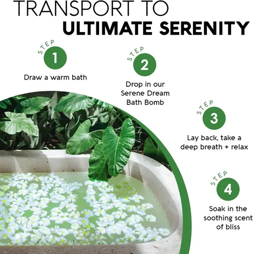 Miniatura 3 de Nature's Beauty Bomba de baño de eucalipto y árbol de té, natural hecha a mano, no mancha, bomba de spa de lujo, calma y restaura la piel, fabricada