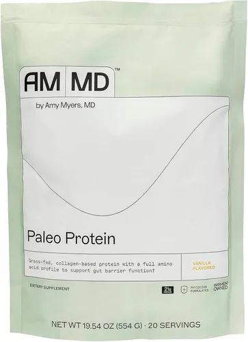 Miniatura 9 de Amy Myers MD Proteína en Polvo Paleo - Doble Chocolate, 20 Porciones - Suplemento de Proteína Basado en Colágeno para el Apoyo de la Función