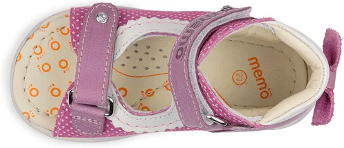 Miniatura 6 de Memo Mini Baby Girl First Walker - Sandalia ortopédica de piel antideslizante