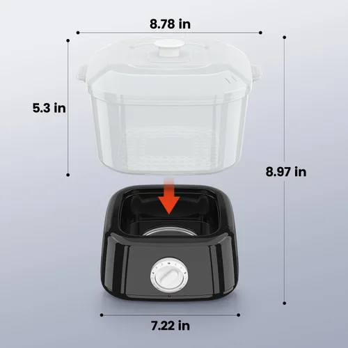 Miniatura 6 de Calentador de toallas calientes, vaporizador de toallas de calentamiento rápido para tratamientos faciales puede contener 12 mini toallas húmedas