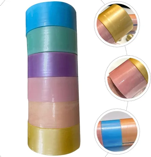 Miniatura 9 de 6 cintas adhesivas divertidas de bolas de color caramelo, cinta de descompresión de bolas adhesivas para adultos, cintas adhesivas de bolas