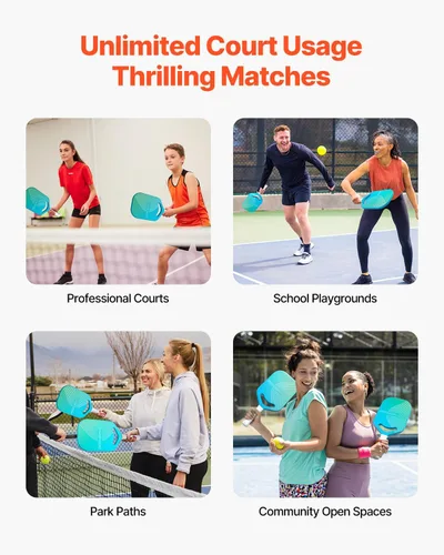 Miniatura 6 de VEVOR Pickleball Paddle, T700 Carbon Fiber Surface & Honeycomb Core, Pickleball Paddle with Increased Power & Control & Spin Pickle Ball Racket for
