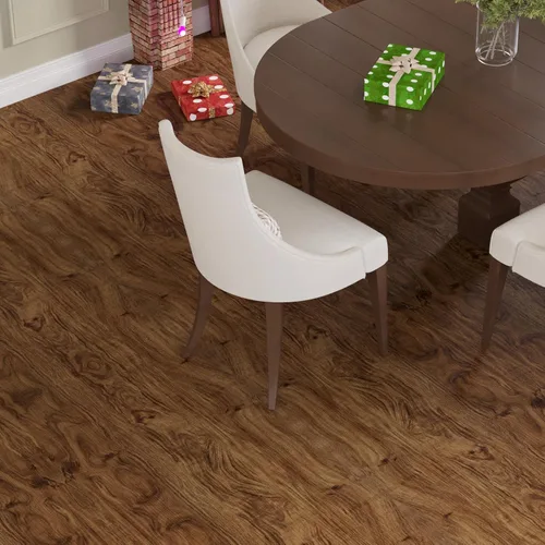 Miniatura 6 de Homease Piso de Vinilo con Grano de Madera 15.7" x 118" Rollo Marrón, Azulejos de Piso Autoadhesivos Impermeables, Superficie Extra Resistente al