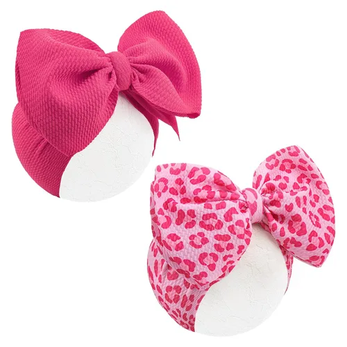 Miniatura 14 de Diademas de arco iris para el pelo para bebés, niñas, 2 unidades, recién nacidos, niños pequeños, accesorios para el cabello, lazo para la cabeza