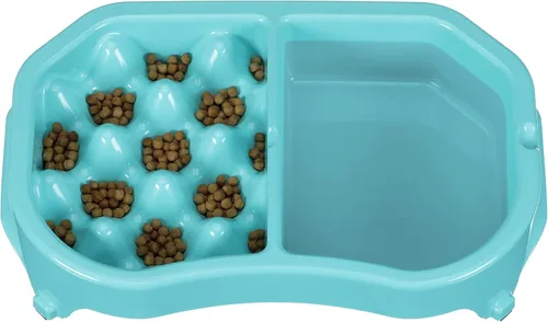 Neater Pet Brands - Comedero lento, ordenado, para perros, divertido, saludable, sin estrés, tazón que ayuda a detener la inflamación, evita la