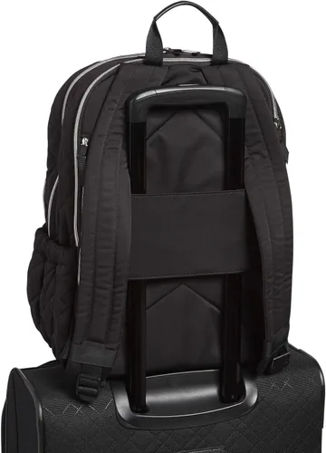 Miniatura 4 de Vera Bradley Mochila Campus de sarga de rendimiento, Negro, talla única