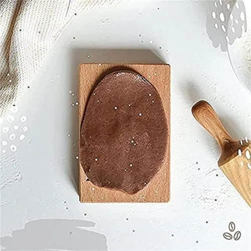 Miniatura 5 de Sello para galletas de búho 2 de madera - Molde tallado y prensa para pan de jengibre y galletas DIY (owl 2)