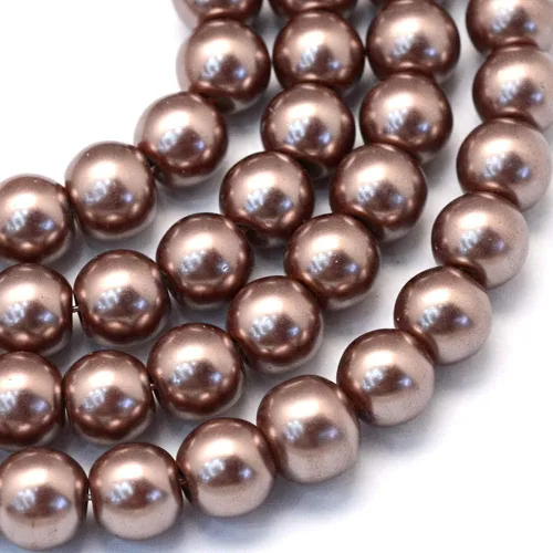 Miniatura 7 de KISSITTY 105 unidades/hebra 5/16 pulgadas aguamarina satinado brillo cristal redondo perla espaciador cuentas sueltas 0.315 in cuentas sueltas