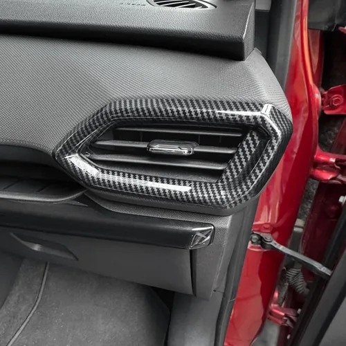 Miniatura 7 de YOUTOOCAR Cubiertas de salida de aire compatibles con accesorios Chevy Trailblazer 2020-2024 (patrón de fibra de carbono)