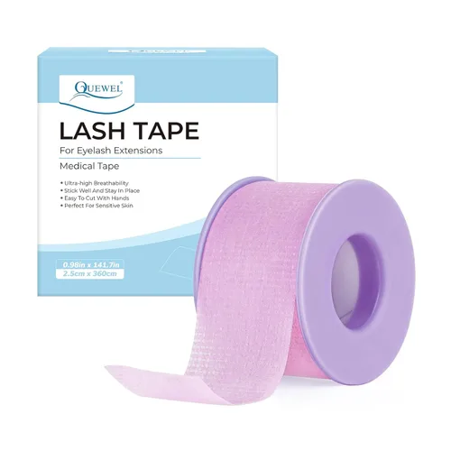 Miniatura 9 de QUEWEL Cinta de pestañas para extensiones de pestañas, cinta de pestañas azul, bien transpirable, cinta de extensión de pestañas, cinta