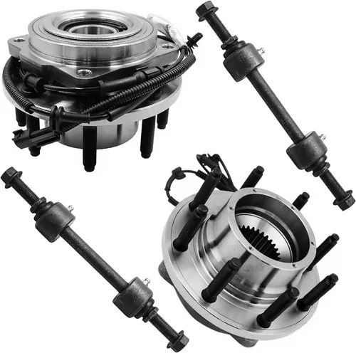 Miniatura 58 de Detroit Axle - Kit de nudillos de dirección delantera izquierda para Ford Edge Lincoln MKX 07-10, cojinete de rueda del lado del conductor, nudillo