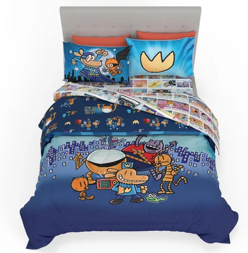 Miniatura 45 de Franco - Juego de ropa de cama coleccionable Nintendo Donkey Kong, 5 piezas, edredón reversible supersuave y juego de sábanas con funda, tamaño Rojo